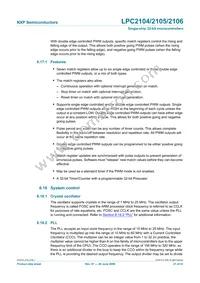 LPC2105FBD48/01 Datasheet Page 21