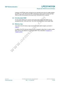 LPC2124FBD64 Datasheet Page 11