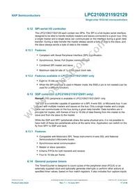 LPC2129FBD64 Datasheet Page 17