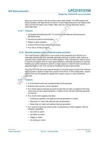 LPC2158FBD100 Datasheet Page 21