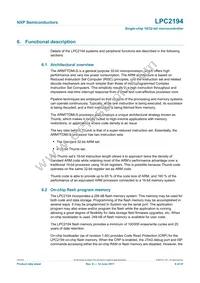 LPC2194HBD64 Datasheet Page 9