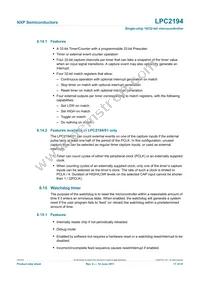 LPC2194HBD64 Datasheet Page 17