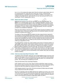 LPC2194HBD64 Datasheet Page 20