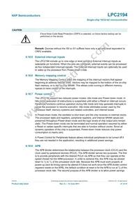 LPC2194HBD64 Datasheet Page 21