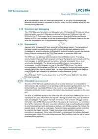 LPC2194HBD64 Datasheet Page 22