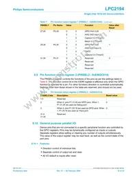 LPC2194JBD64 Datasheet Page 16