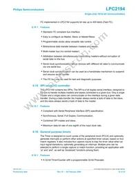 LPC2194JBD64 Datasheet Page 18