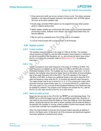 LPC2194JBD64 Datasheet Page 21