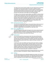 LPC2194JBD64 Datasheet Page 22