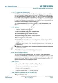 LPC2214FBD144 Datasheet Page 18