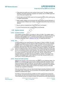 LPC2214FBD144 Datasheet Page 22