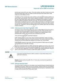 LPC2214FBD144 Datasheet Page 23