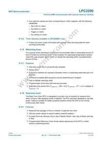 LPC2290FBD144 Datasheet Page 21