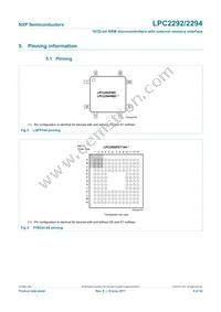 LPC2292FET144/G Datasheet Page 5