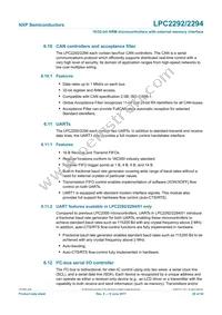 LPC2292FET144/G Datasheet Page 20