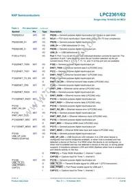 LPC2362FBD100 Datasheet Page 8