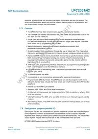 LPC2362FBD100 Datasheet Page 17