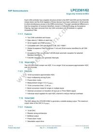 LPC2362FBD100 Datasheet Page 21