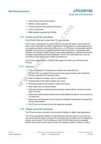 LPC2362FBD100 Datasheet Page 23