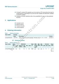 LPC2387FBD100 Datasheet Page 3