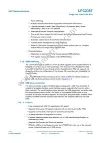 LPC2387FBD100 Datasheet Page 20