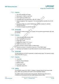 LPC2387FBD100 Datasheet Page 22