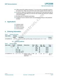LPC2388FBD144 Datasheet Page 3