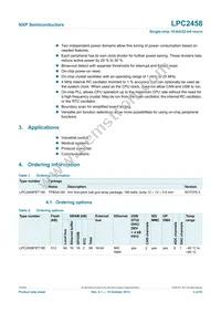 LPC2458FET180 Datasheet Page 3