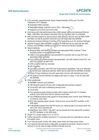 LPC2478FET208 Datasheet Page 2