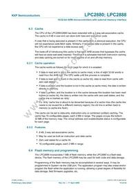 LPC2880FET180 Datasheet Page 15