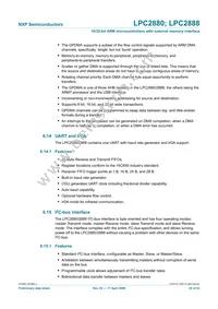 LPC2880FET180 Datasheet Page 20