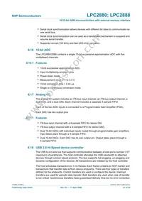 LPC2880FET180 Datasheet Page 21