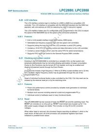 LPC2880FET180 Datasheet Page 23