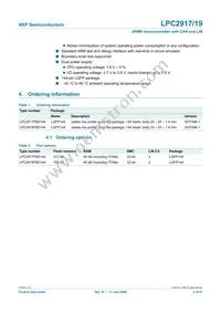 LPC2919FBD144/01/ Datasheet Page 4