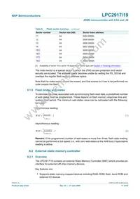 LPC2919FBD144/01/ Datasheet Page 17