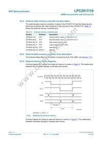LPC2919FBD144/01/ Datasheet Page 19