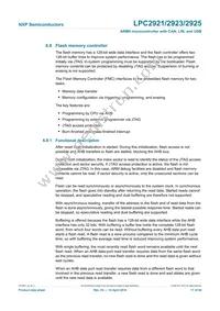 LPC2923FBD100 Datasheet Page 17