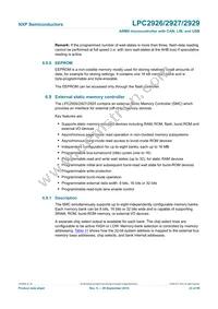 LPC2927FBD144 Datasheet Page 23