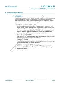 LPC3130FET180 Datasheet Page 13