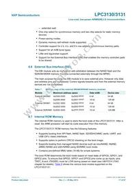 LPC3130FET180 Datasheet Page 17