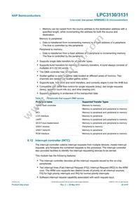 LPC3130FET180 Datasheet Page 20