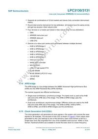 LPC3130FET180 Datasheet Page 23