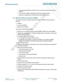 LPC3154FET208 Datasheet Page 19