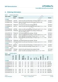LPC4072FBD80E Datasheet Page 5