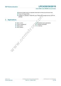 LPC4350FBD208 Datasheet Page 4