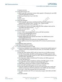LPC4367JBD208E Datasheet Page 2