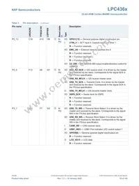 LPC4367JBD208E Datasheet Page 19