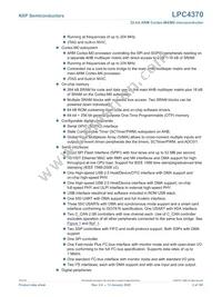 LPC4370FET256E Datasheet Page 2