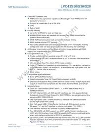 LPC43S20FET180E Datasheet Page 2