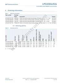 LPC43S57JBD208E Datasheet Page 5